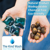 The Kind Wash Indian Soap Nuts Natural Washing Detergent 1kg + Wash Bags