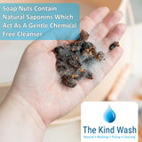 The Kind Wash Natural Indian Soap Nuts 200g + 2 Wash Bags