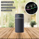 PureAire Ultrasonic Humidifier Black 800ml USB