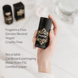 PitROK Crystal Natural Deodorant Stick 100g Cardboard Tube For Sensitive Skin & Fragrance Free